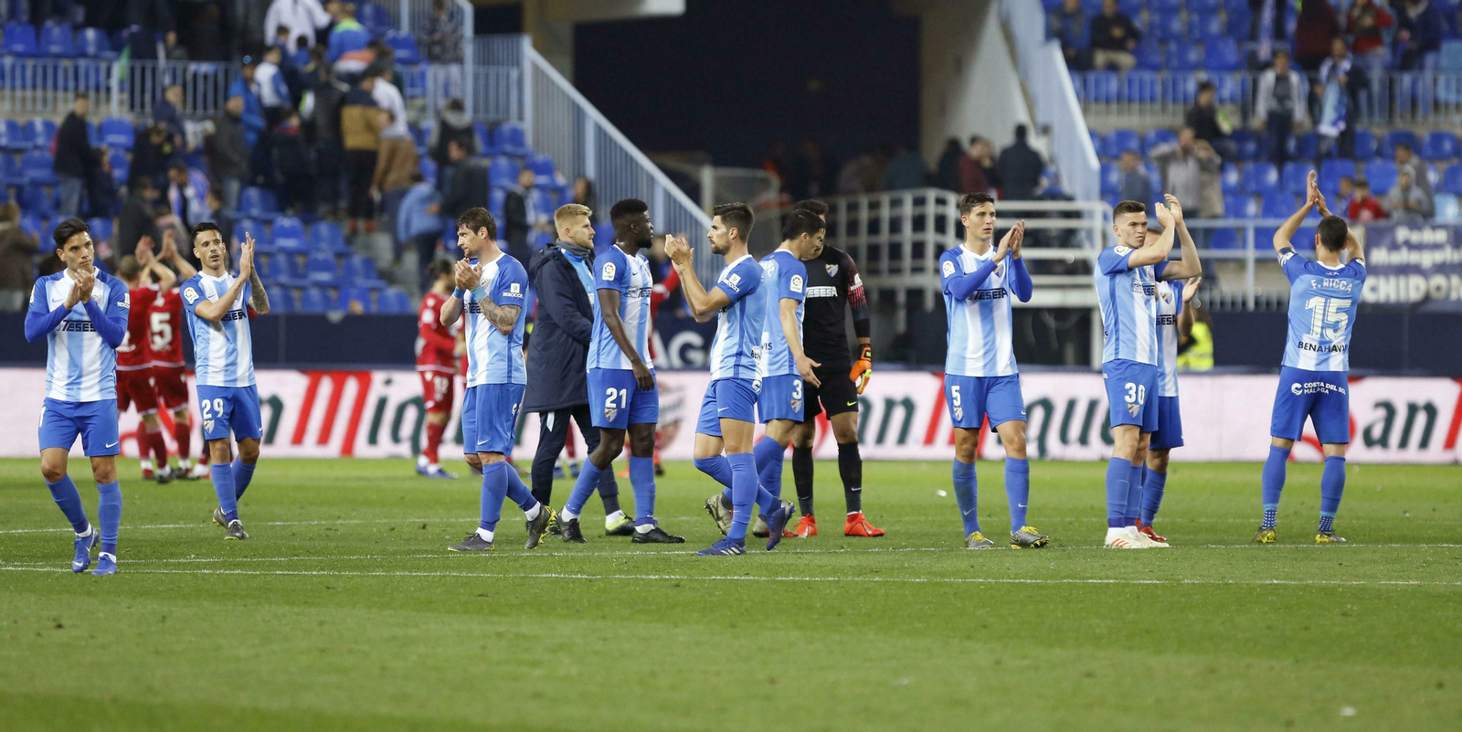 Las imágenes del Málaga - Deportivo