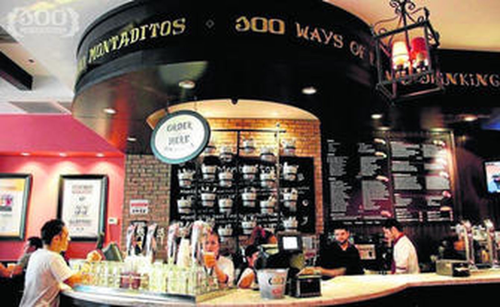 Establecimiento de 100 Montaditos en Miami, ciudad de fuera de España en la que tiene más implantación.