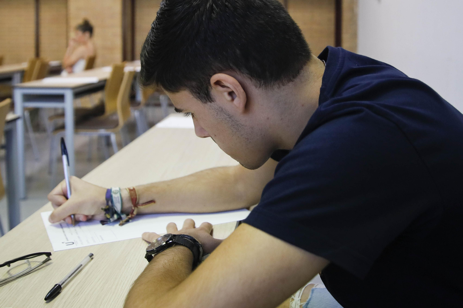 Imágenes de la evaluación para el acceso al sistema universitario (PEvAU)