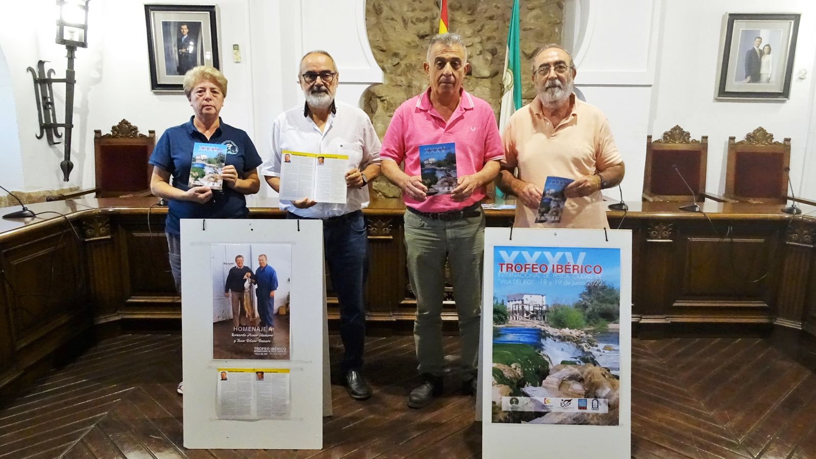 Presentación del XXXV Trofeo Ibérico Internacional de pesca Ciudad de Villa del Río.