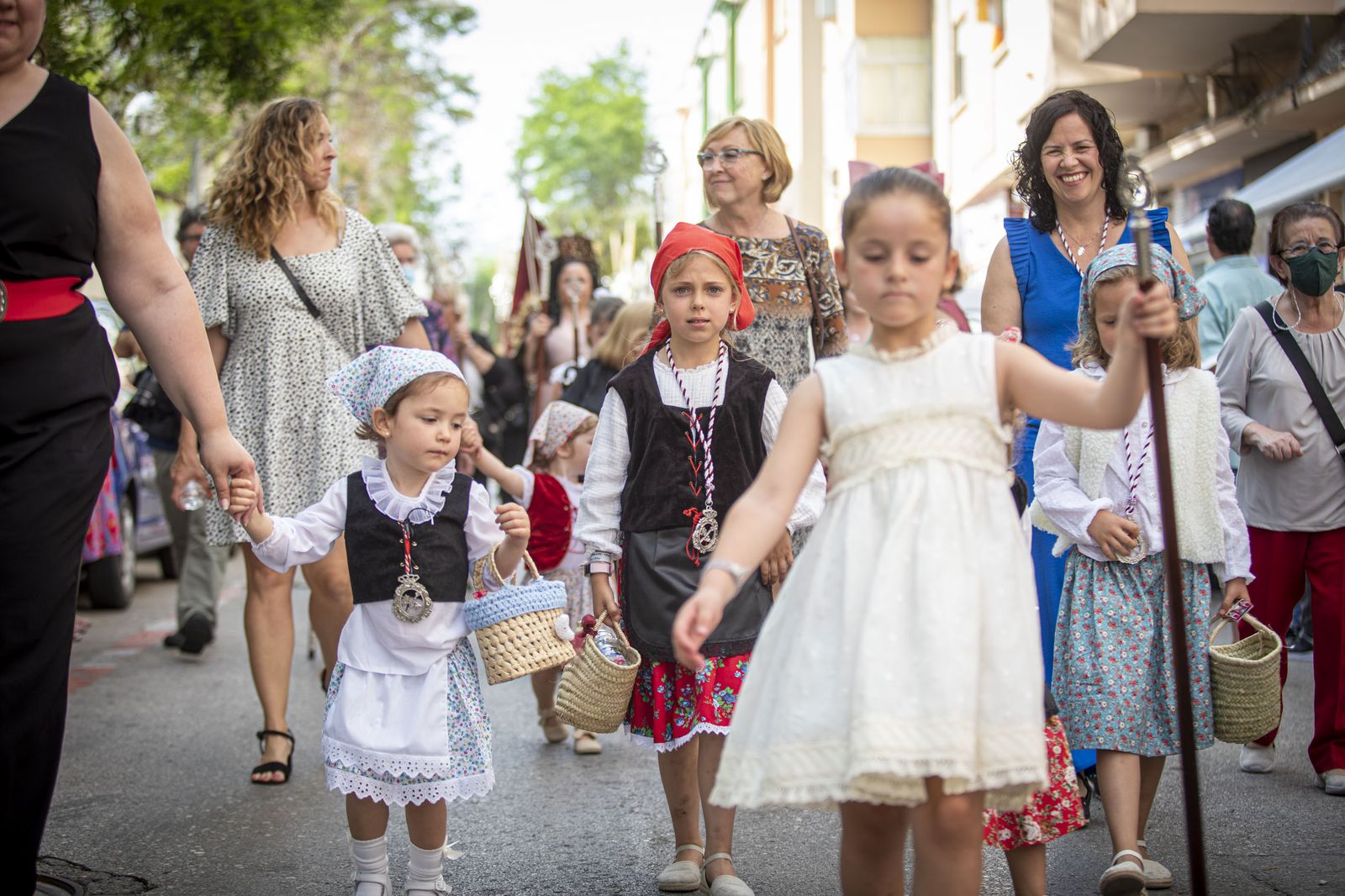 Imágenes de la salida procesional de La Pastora de Trille
