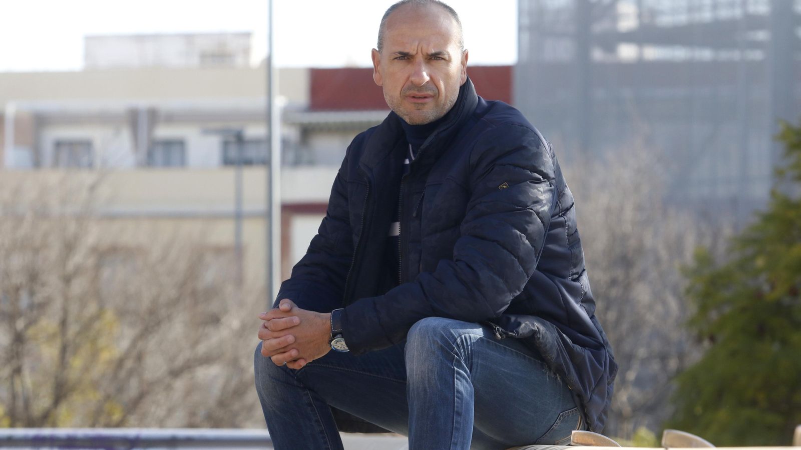 Antonio García posa para 'el Día' en el Vial.