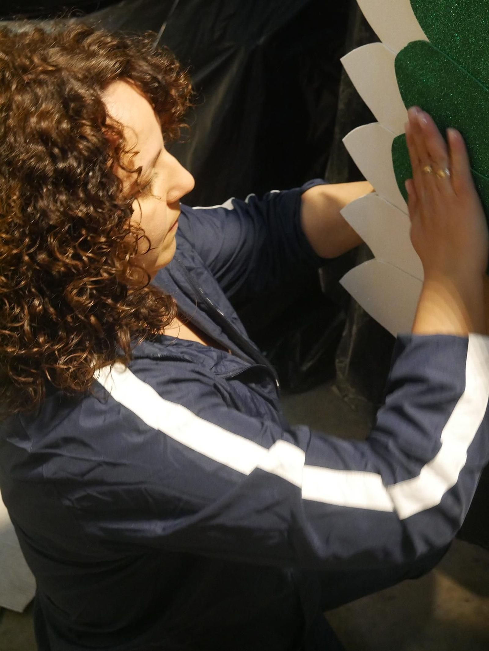 Imágenes de la elaboración de las carrozas tradicionales de Canjáyar