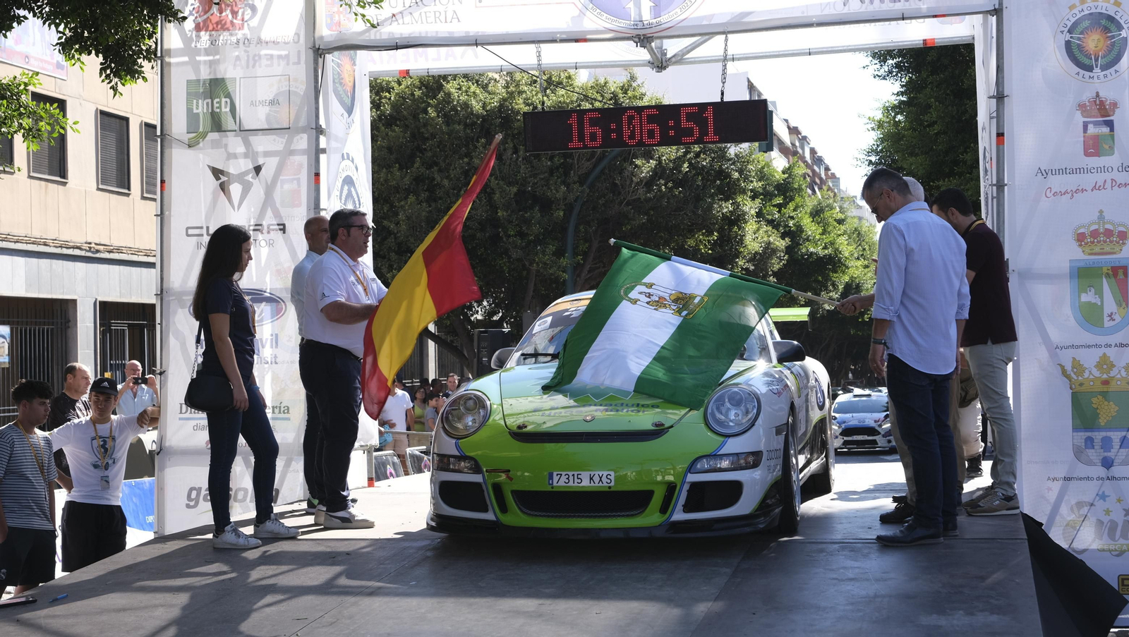 Imágenes de la salida del Rallye Costa de Almería