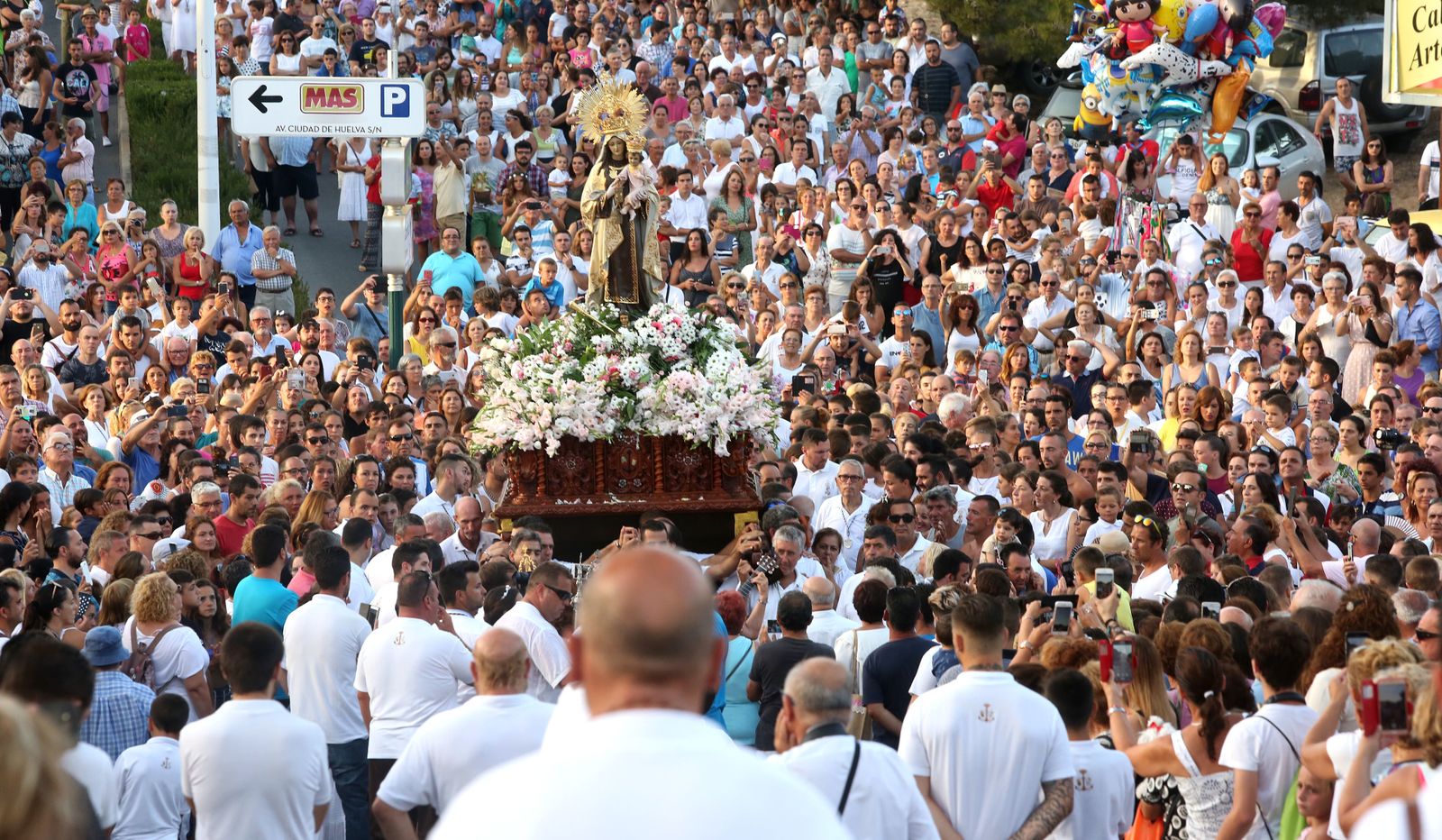 Procesión de la Virgen del Carmen en Punta Umbría