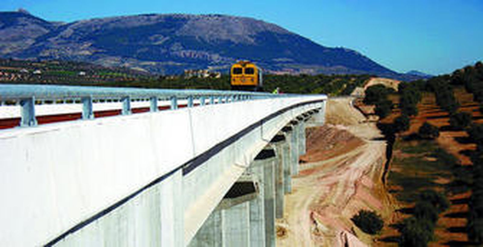 Imagen de uno de los tramos del AVE a Granada.