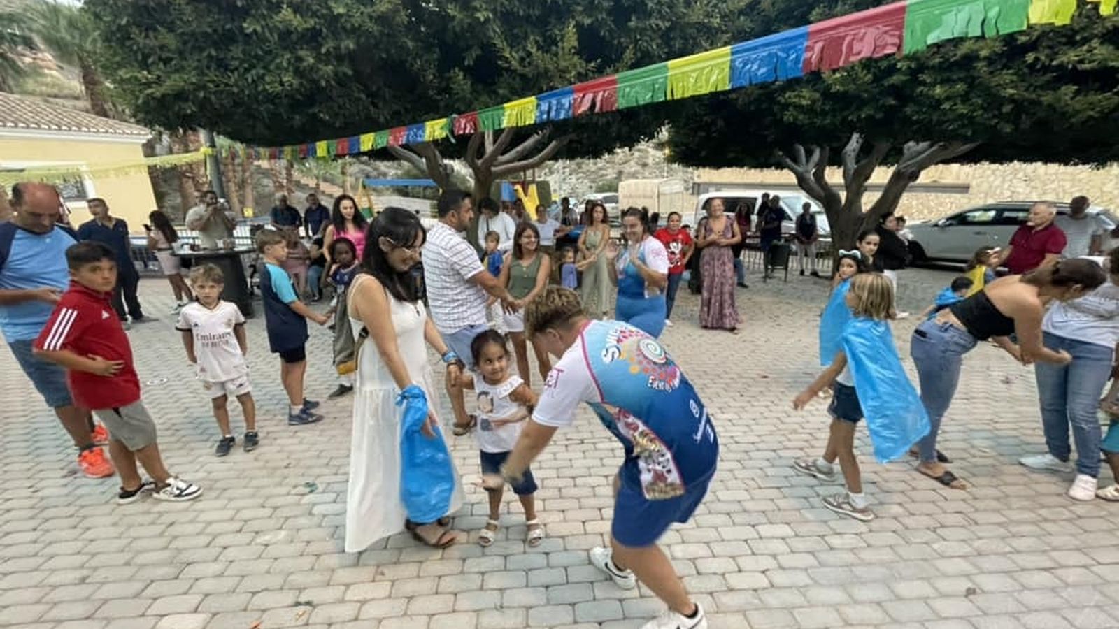 Los juegos infantiles centraron la jornada del sábado.
