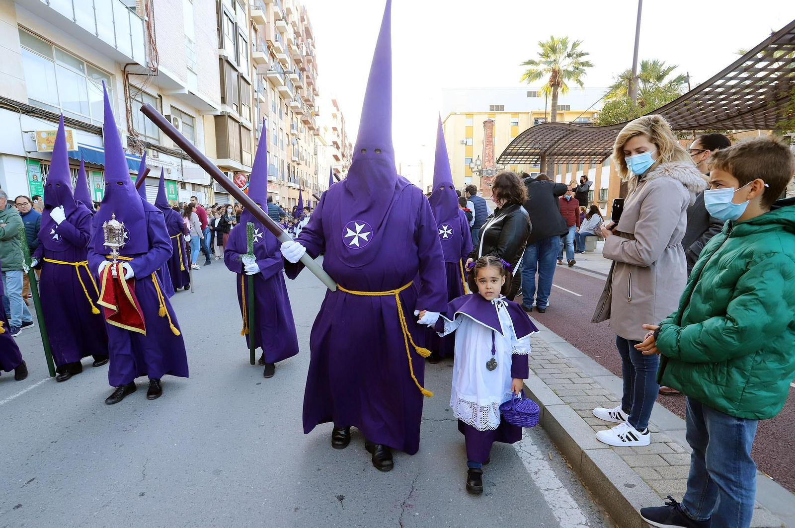 Imágenes del Nazareno en la madrugá de Huelva