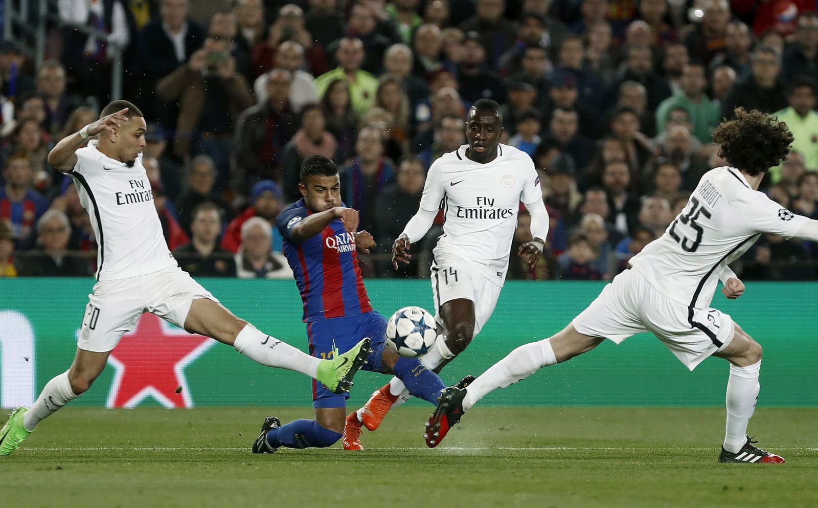 El Barcelona-PSG, en imágenes