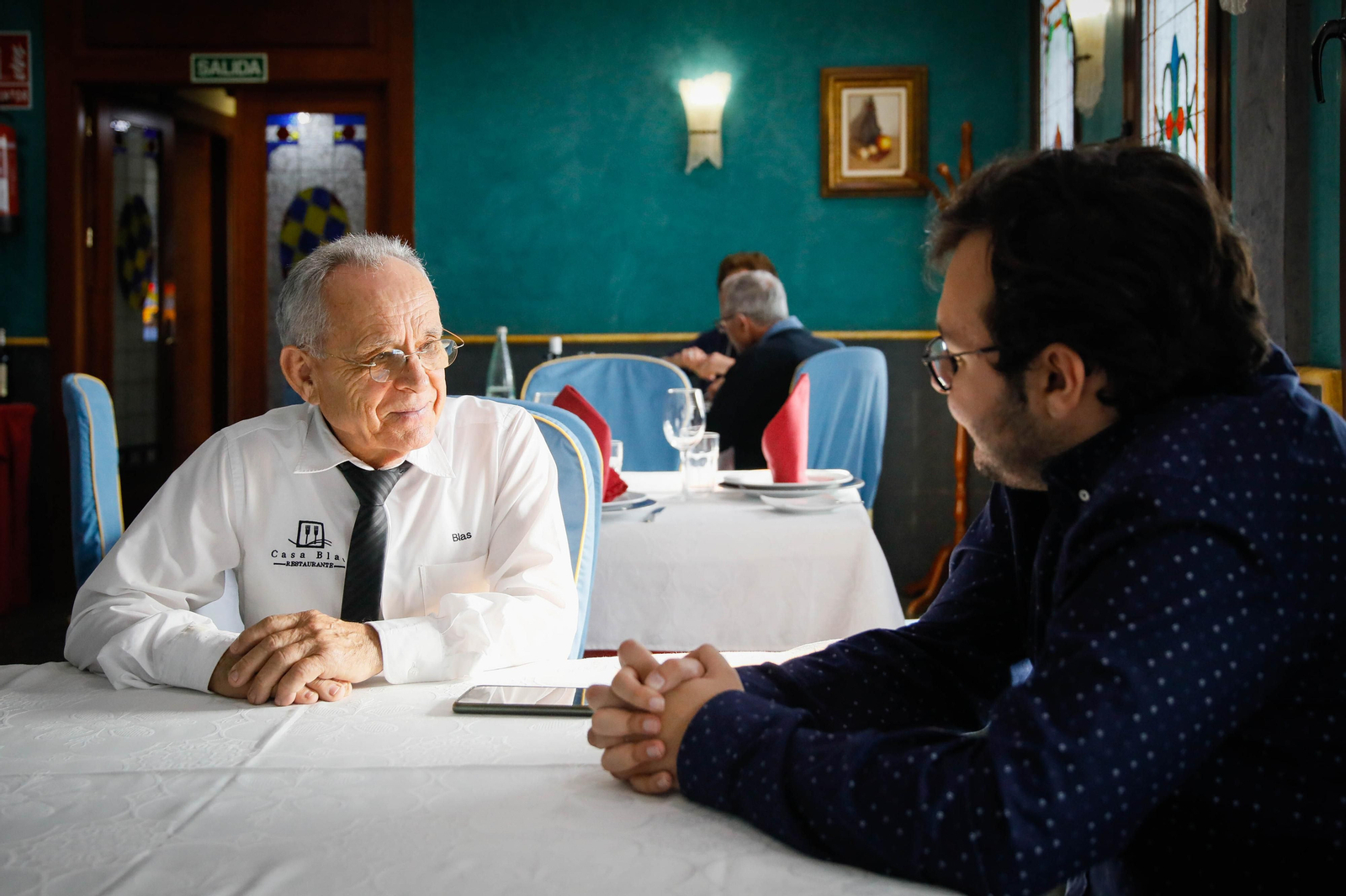 Imágenes del reportaje gastronómico en Casa Blas