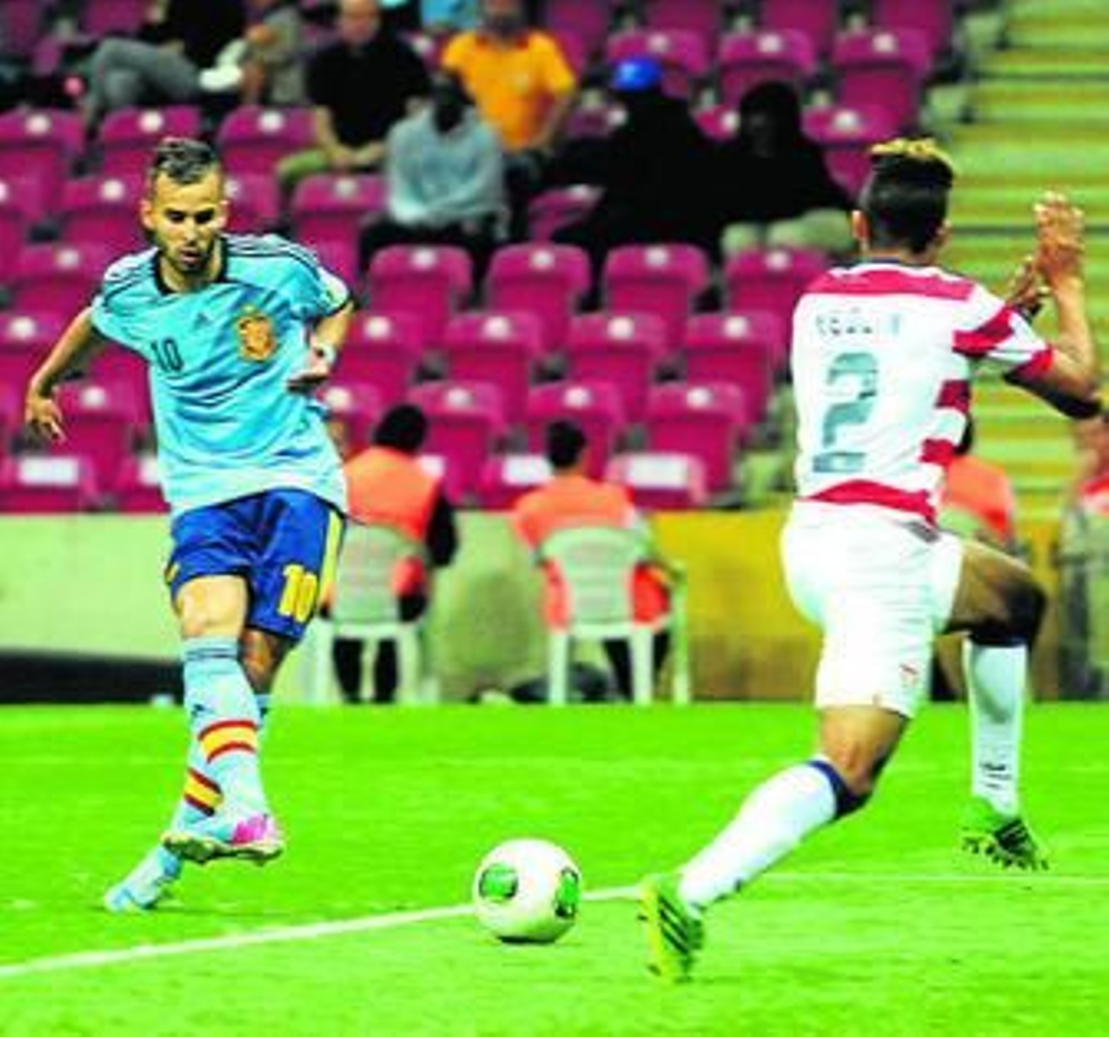 Jesé marca uno de los goles del Mundial sub 20, a Estados Unidos.