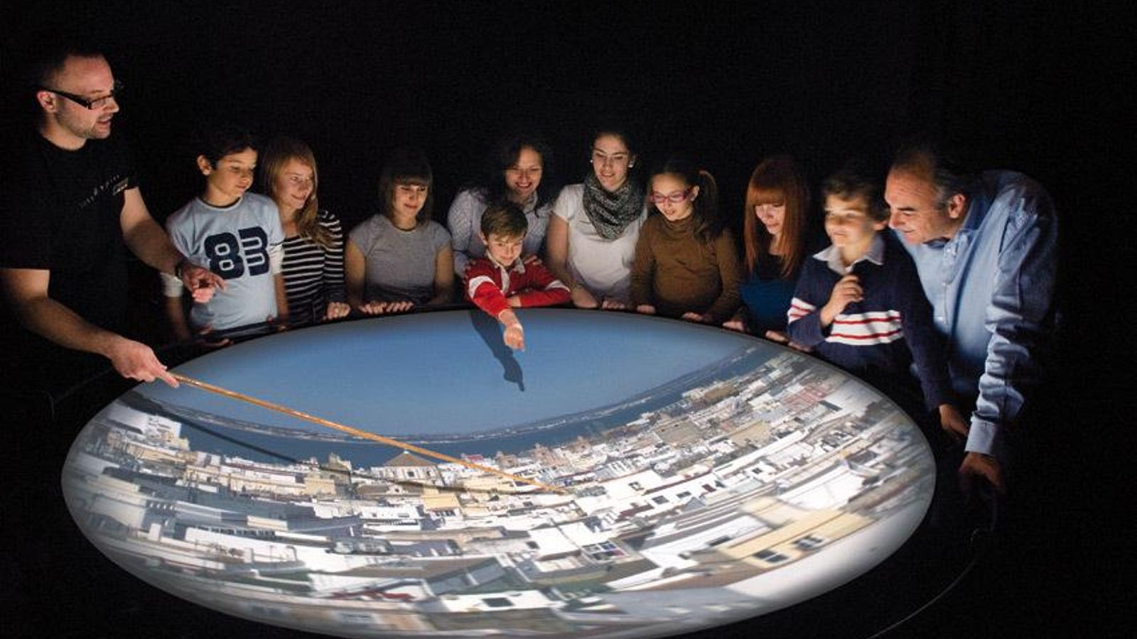 Cámara oscura de la Torre Tavira.