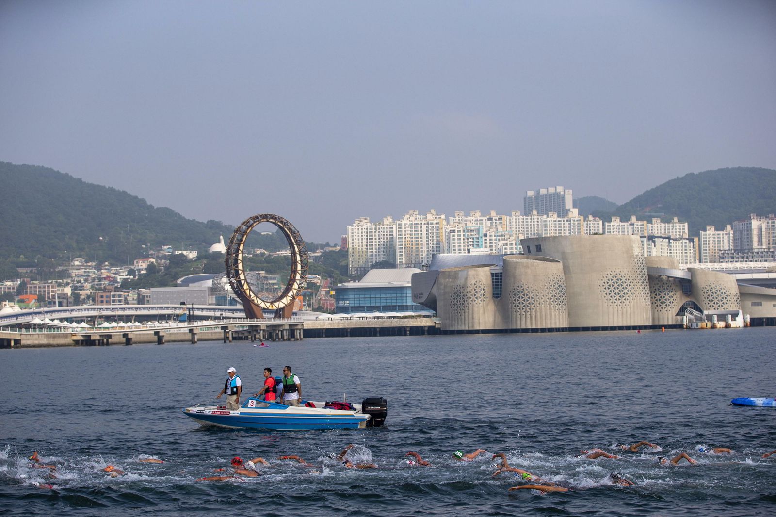 Las fotos de Paula Ruiz en el Mundial de aguas abierta de Gwangju