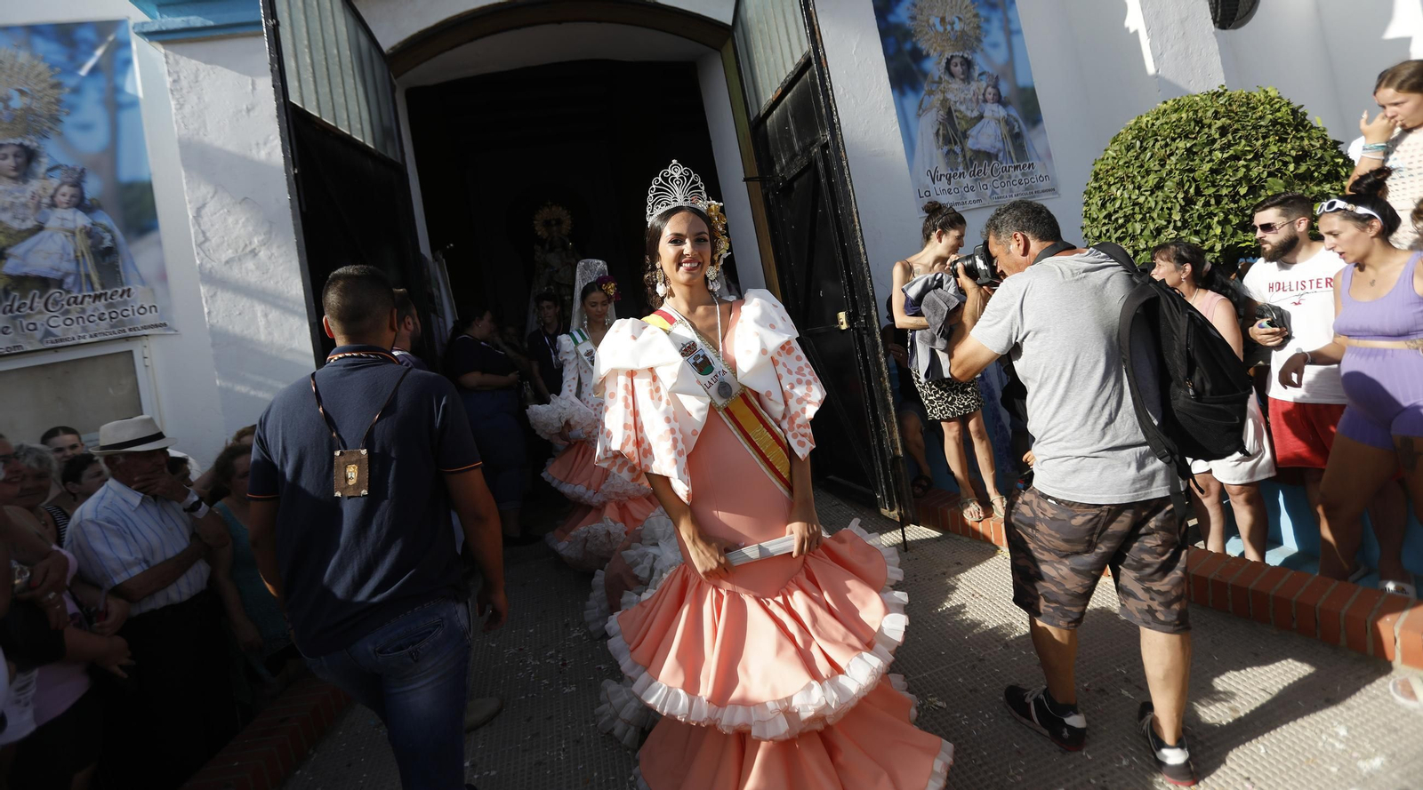 Procesión de la Virgen del Carmen de la iglesia de la Atunara en La Línea