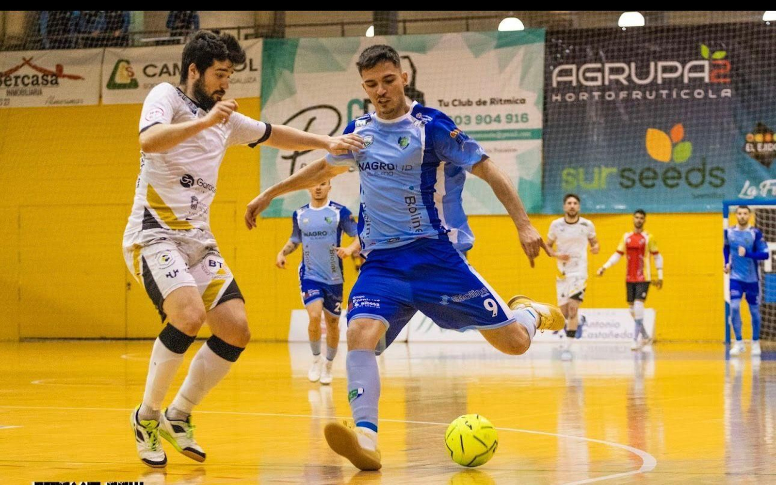 Isma Medina, en una acción de la pasada campaña en las filas ejidenses.