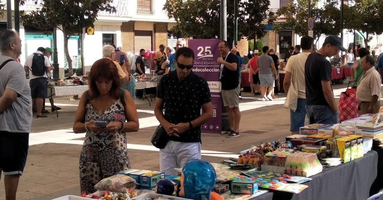 Una de las ediciones anteriores del encuentro de coleccionismo en Villanueva del Trabuco.