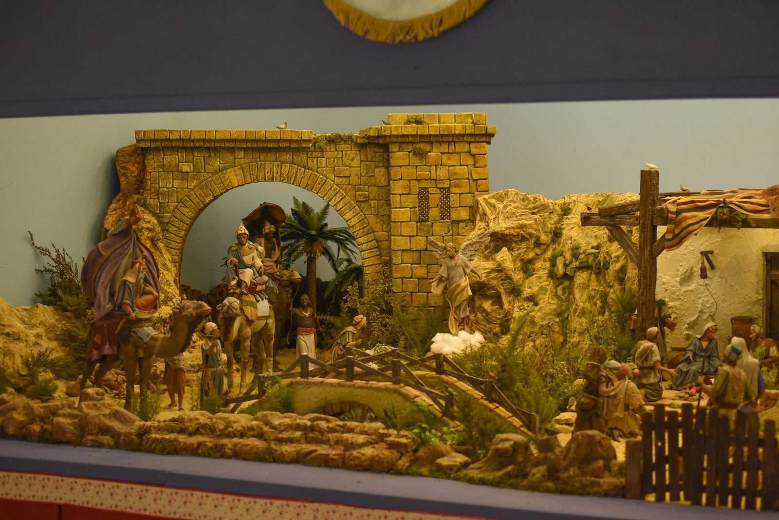 Fotos del belén del Museo Cruz Herrera en La Línea