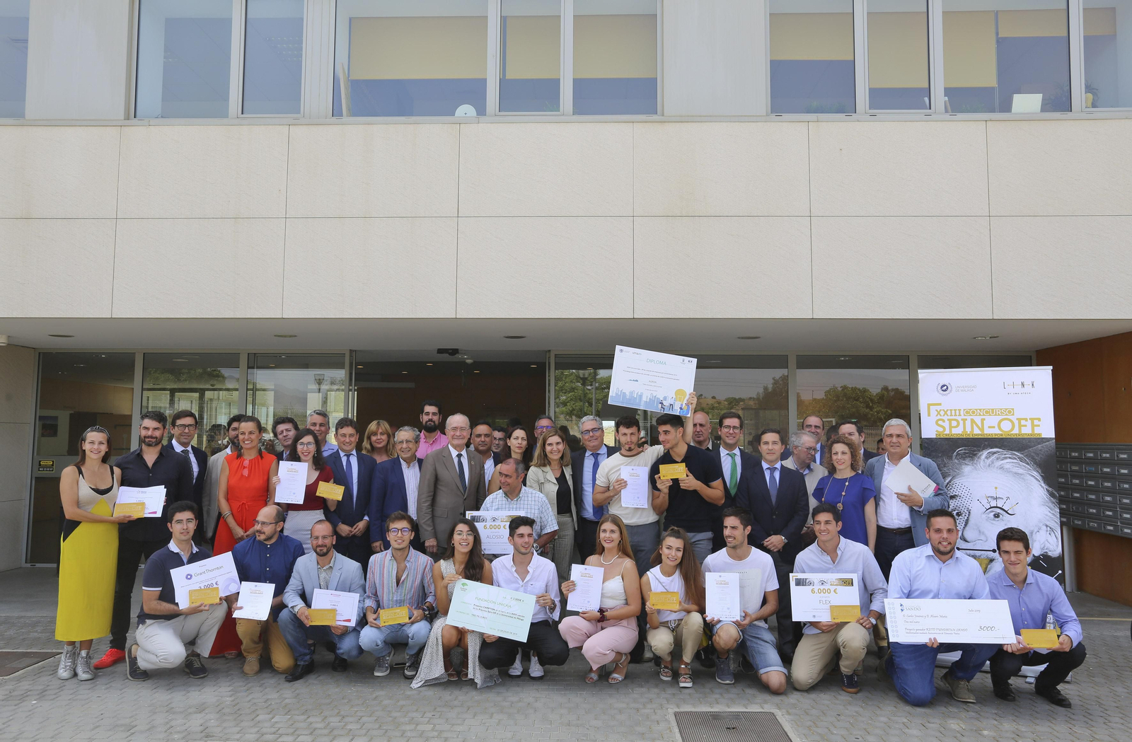 Las fotos de los premios del concurso de Spin-Off de la UMA 2019 Las fotos de los premios del concurso de Spin-Off de la UMA 2019