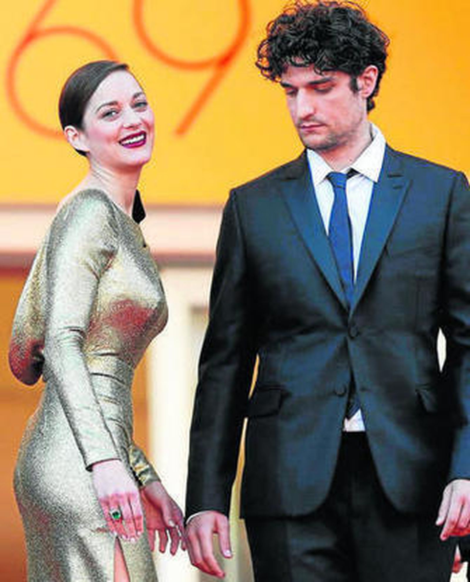 Marion Cotillard y Louis Garrel en el Festival de Cannes.