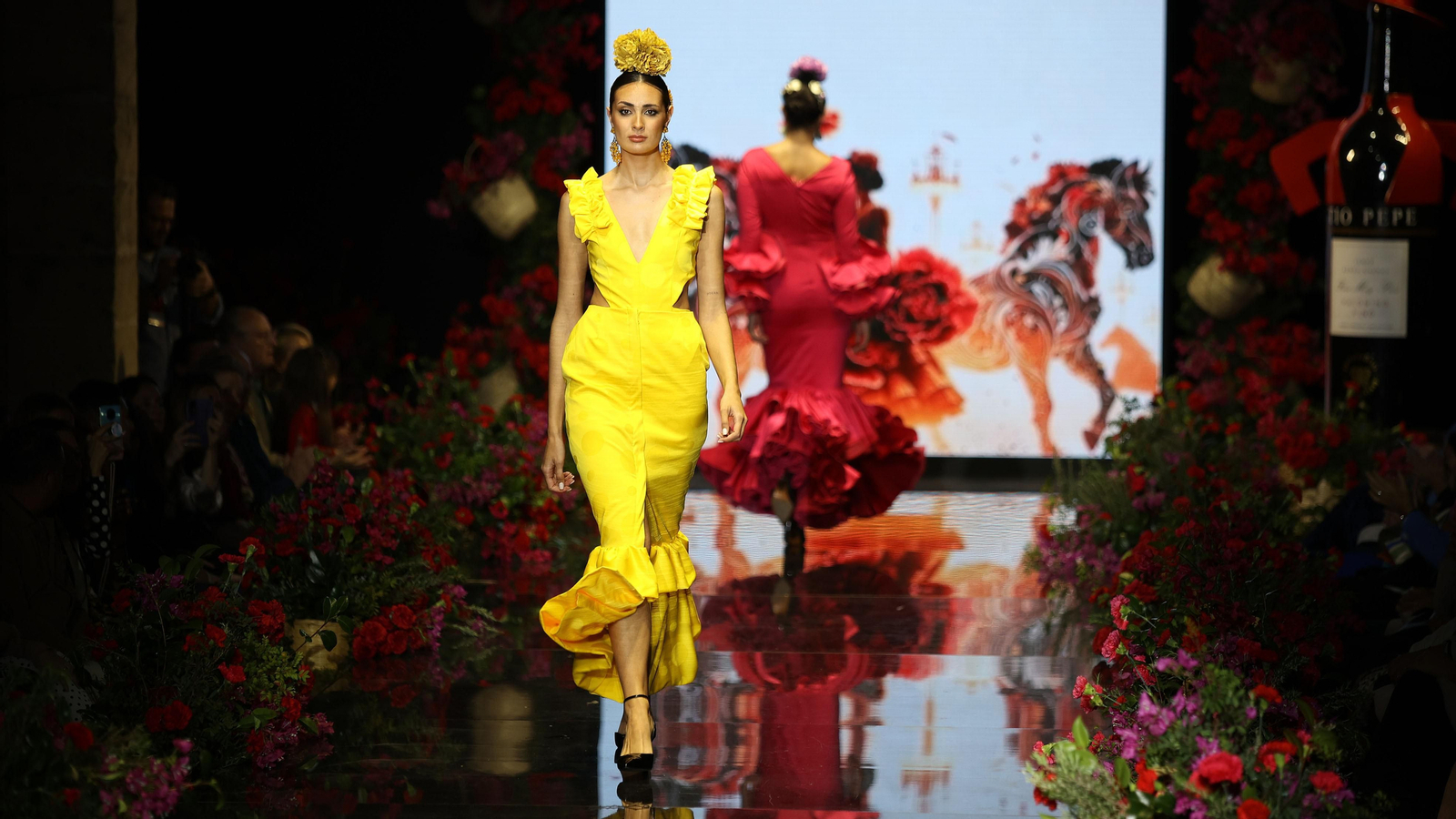 Desfile de Inmaculada González en la Pasarela Flamenca Tío Pepe Jerez 2024