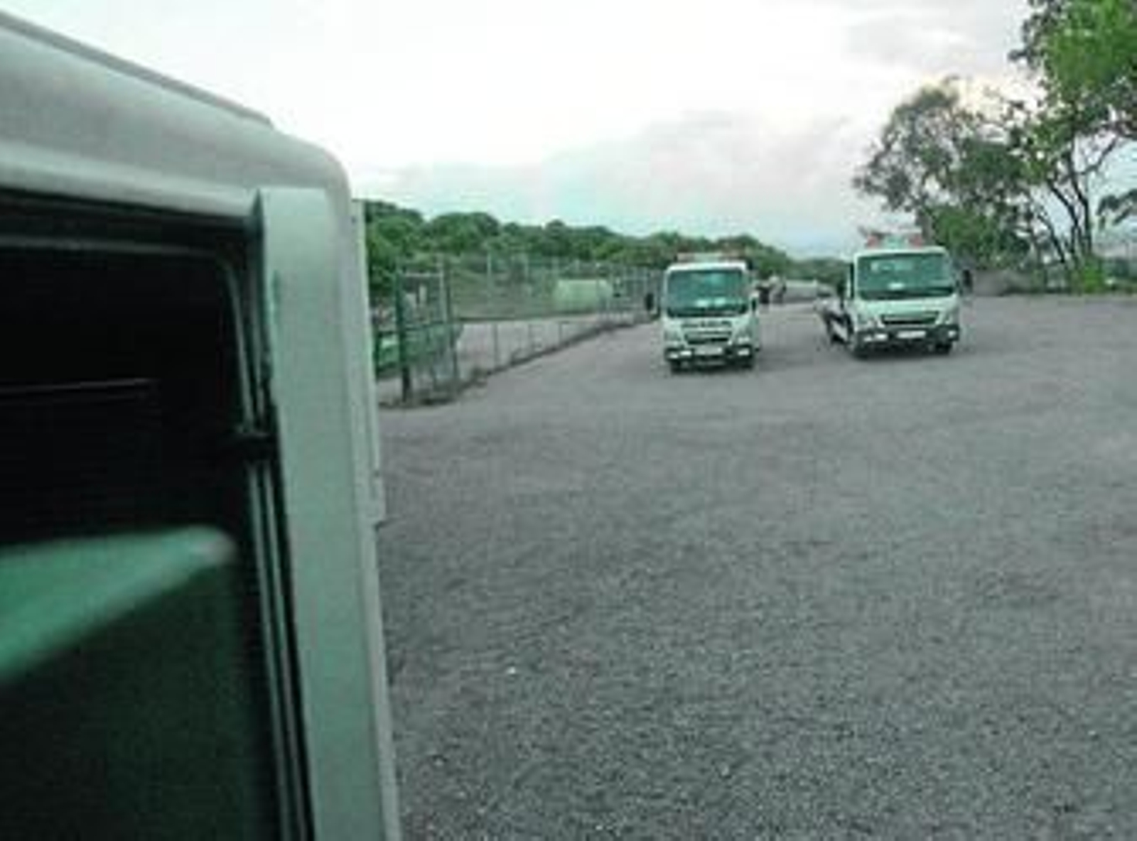 Imagen de los terrenos donde se construirá el área de servicio, en El Toril.