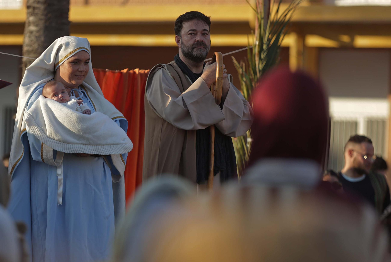 Fotos del Belén Viviente del colegio Salesianos de La Línea