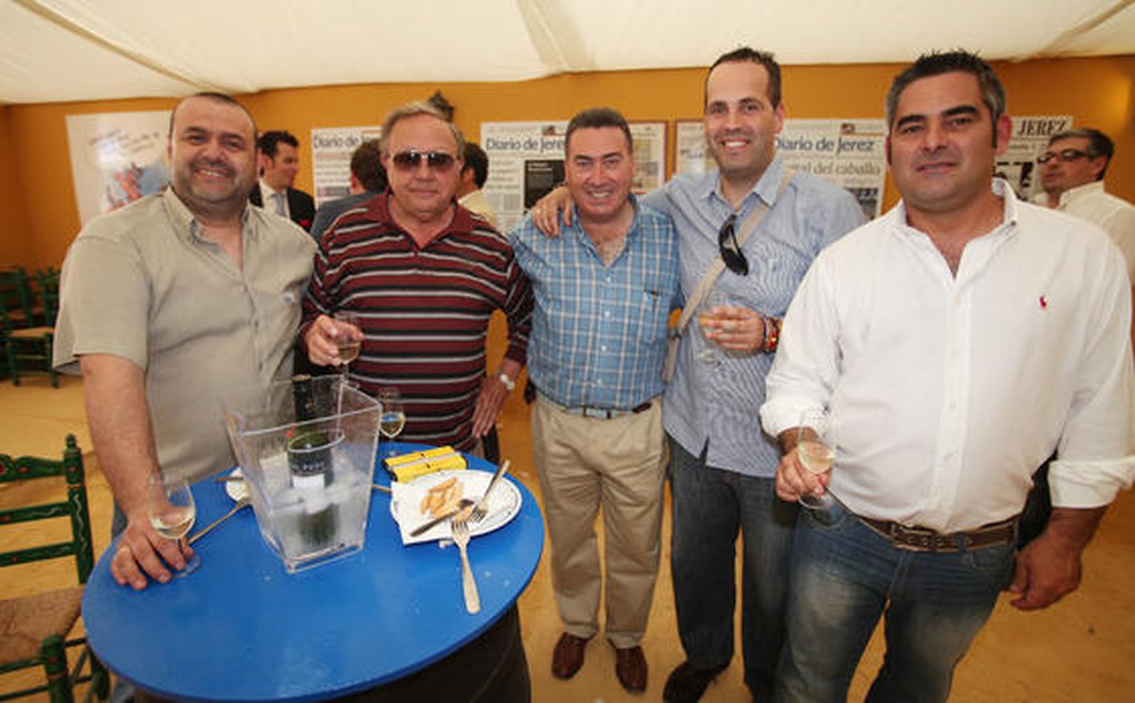 Miembros de la peña Kiosco

Foto: Vanesa Lobo