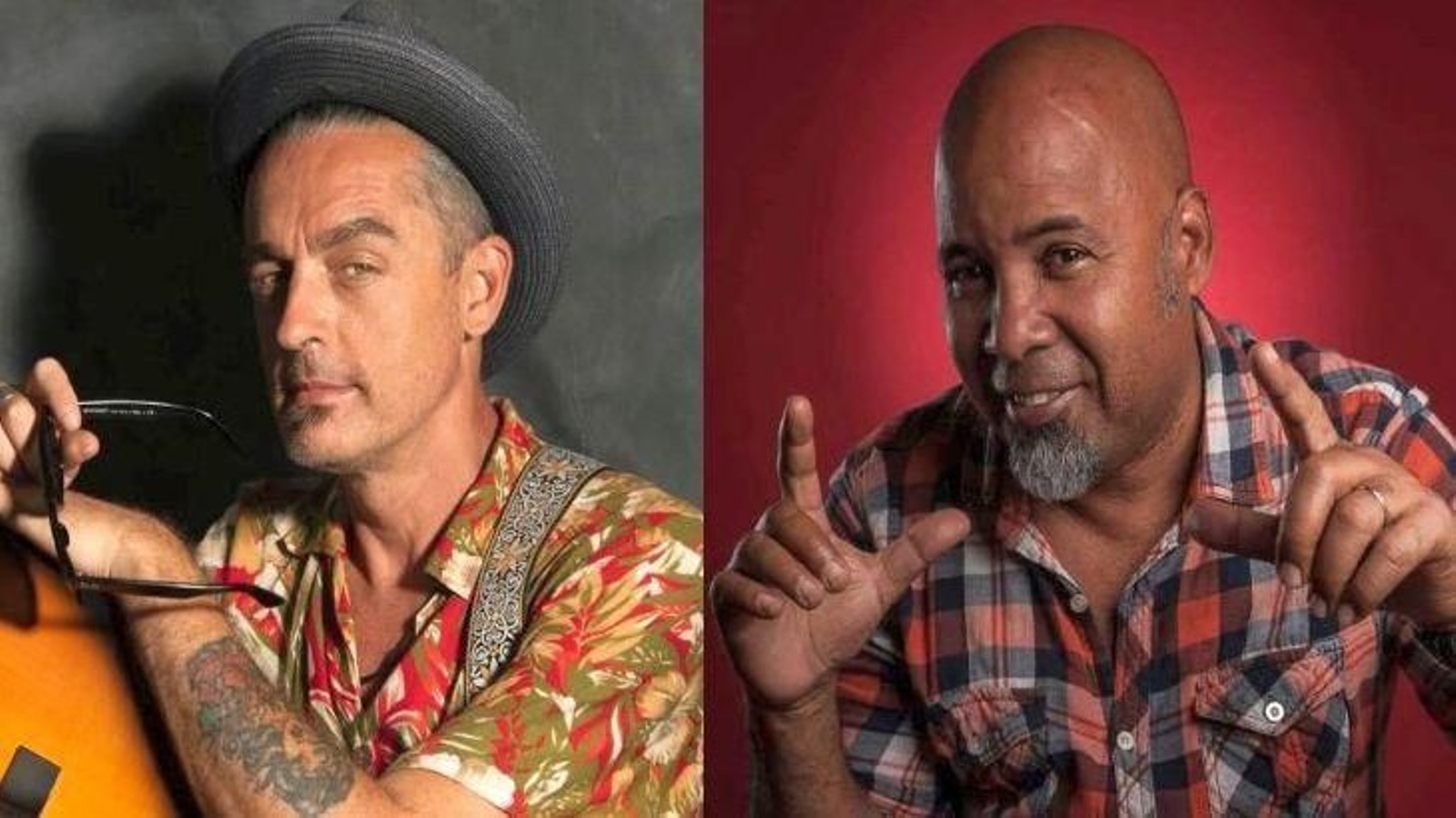 Una imagen de los dos artistas