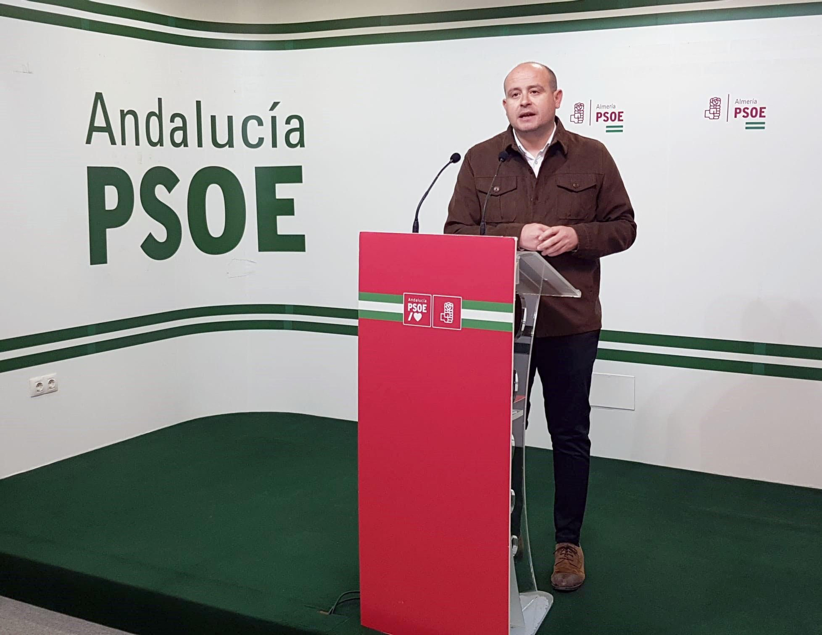 Antoni Martínez durante la rueda de prensa de este martes.