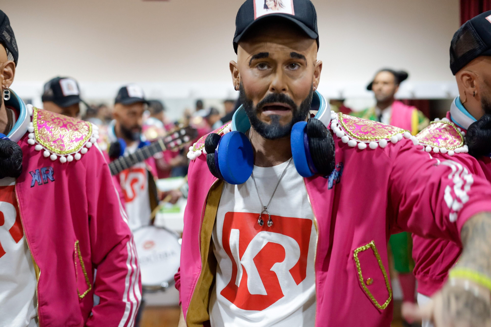 El ambiente en los camerinos del teatro.