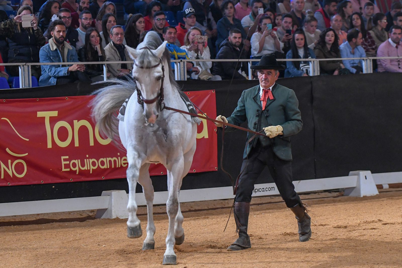 Una de las exhibiciones ecuestres