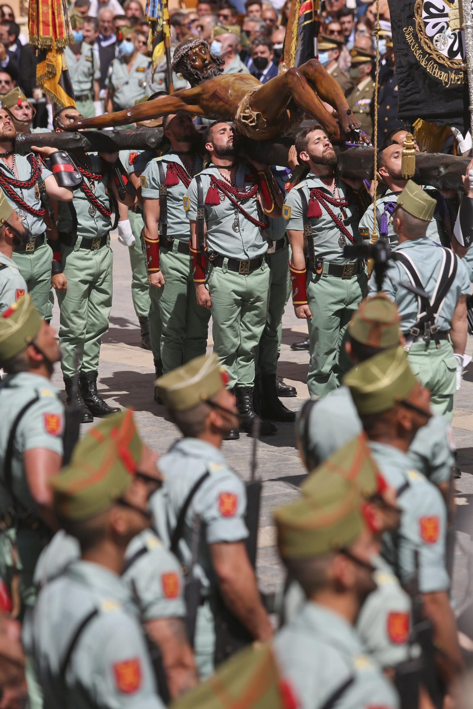 Las fotos de la Legión, en el Jueves Santo de Málaga