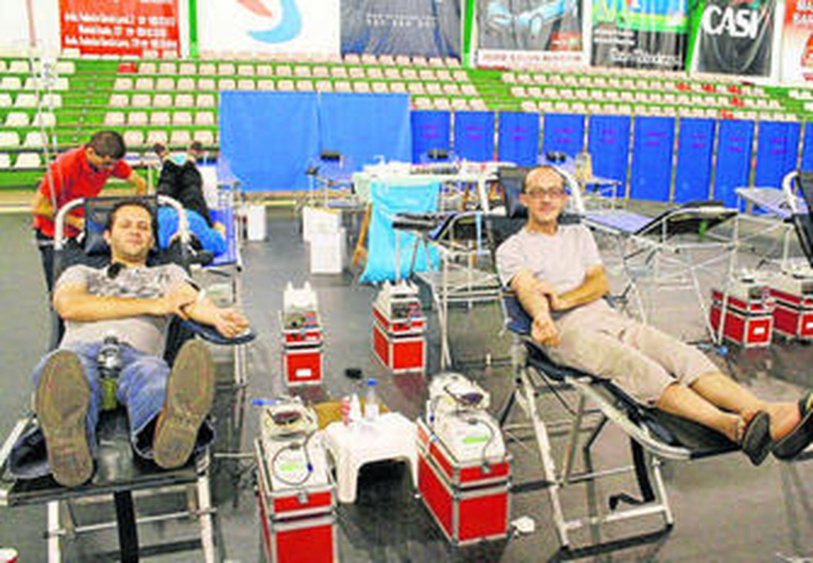 Una de las campañas de donación de sangre realizada en la capital.