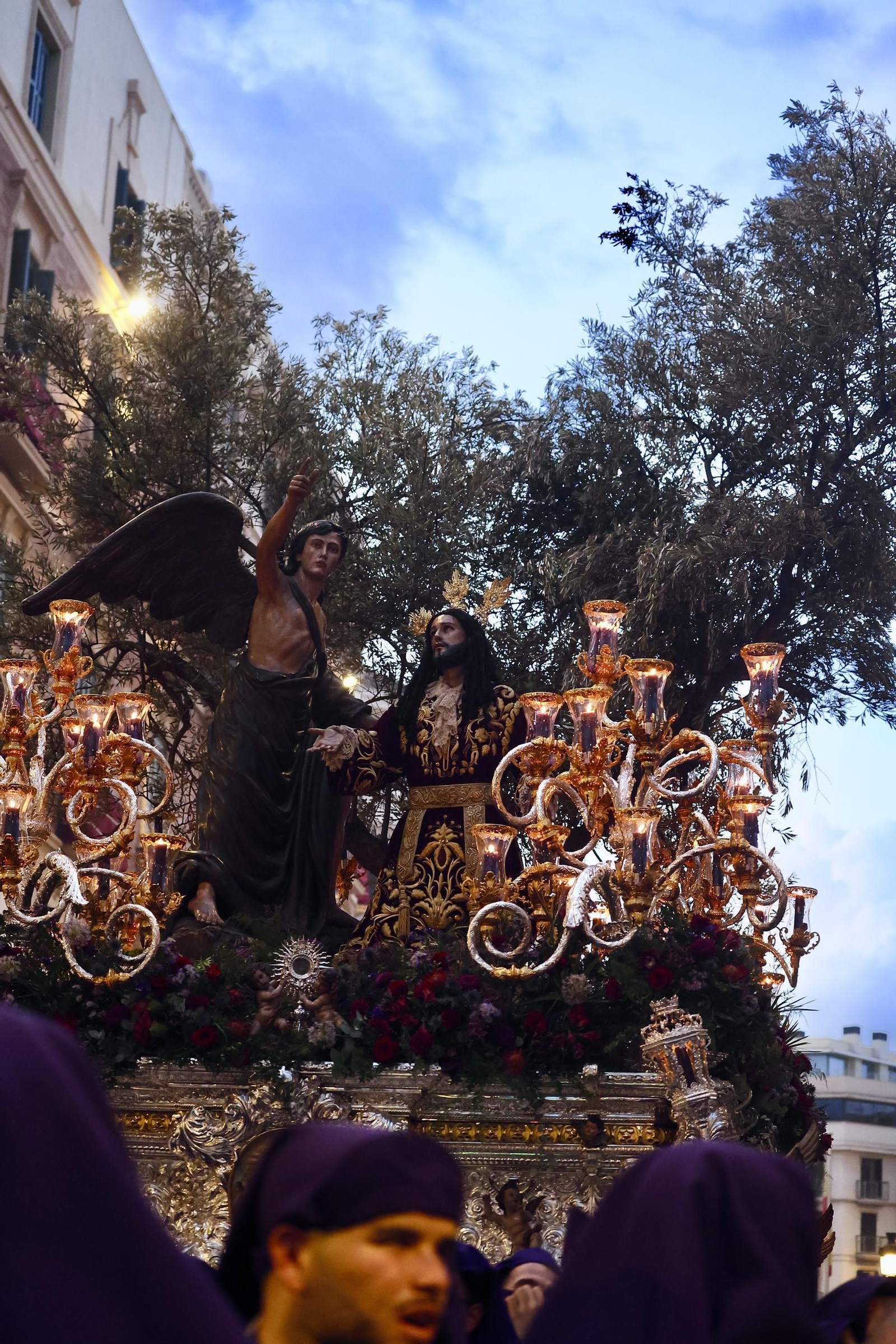 Prendimiento el Domingo de Ramos en Málaga, en imágenes