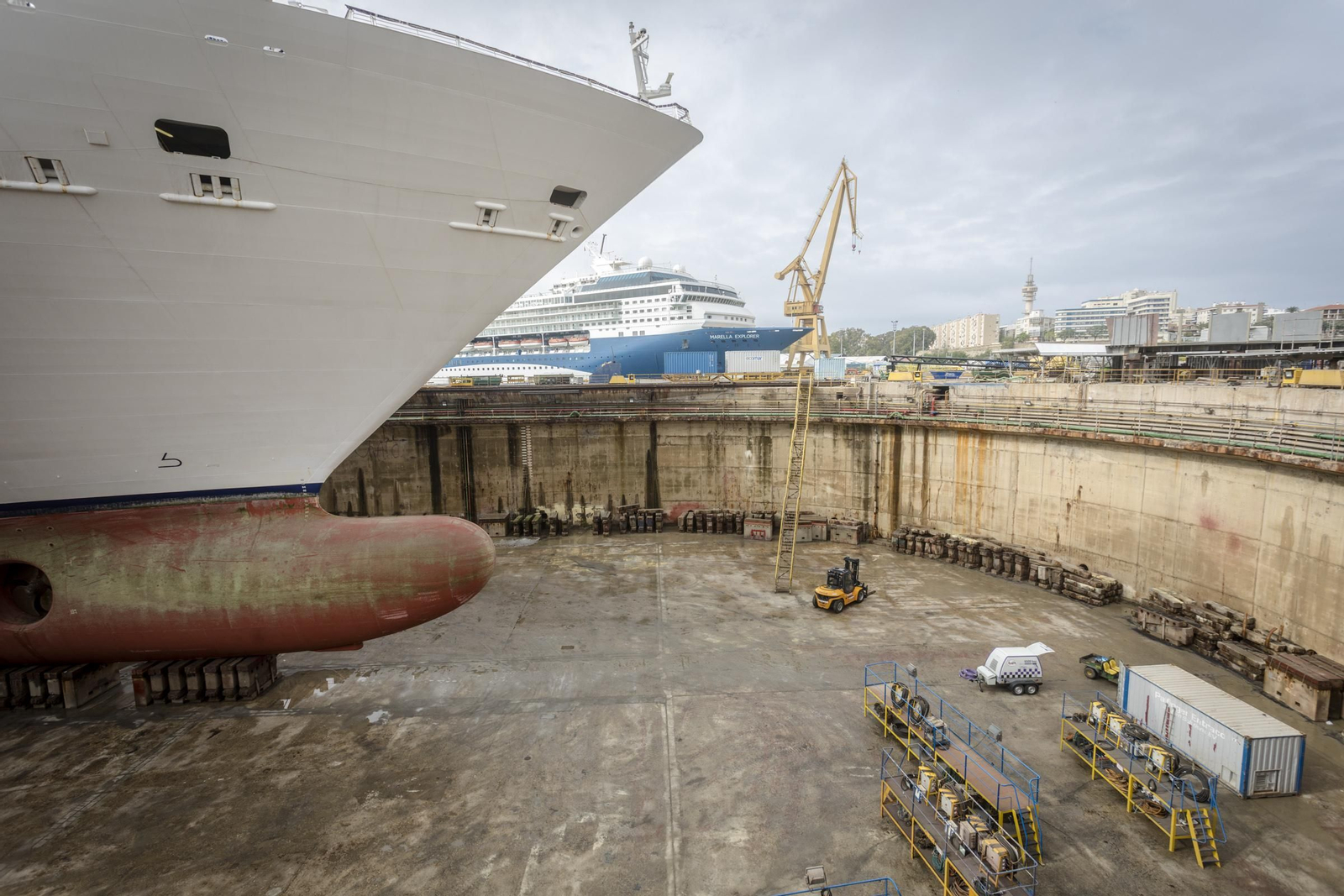Alto nivel de ocupación en el astillero gaditano