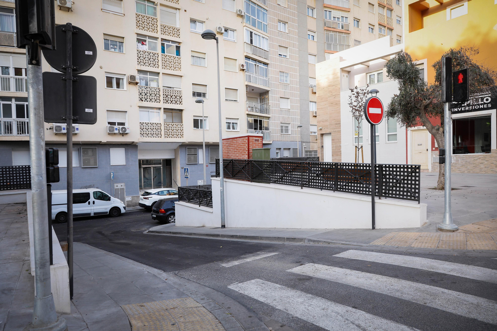 Imágenes de las calles en obras