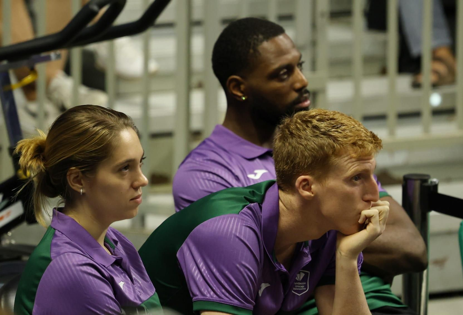 Alberto Díaz, ante el King.