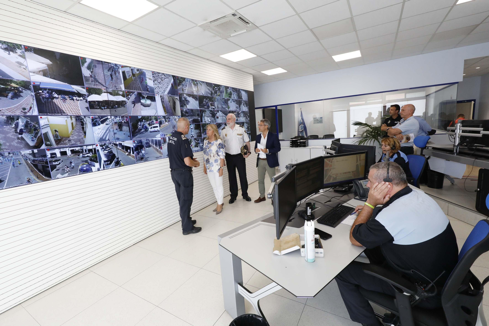 La presentación de la segunda fase de la videovigilancia en Marbella.