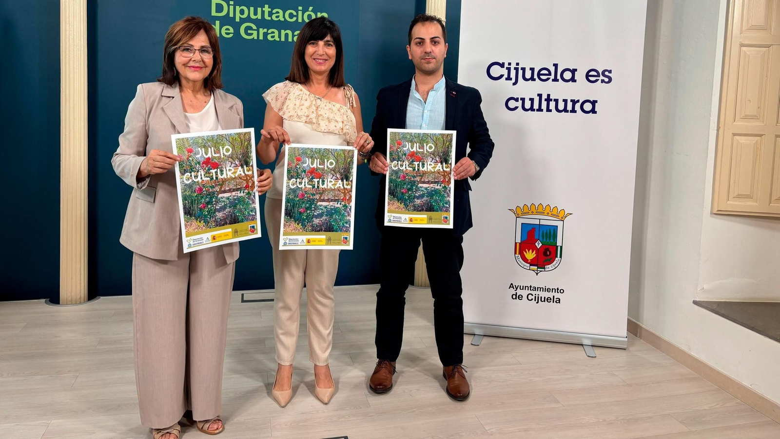 Juan Francisco Lizana en la presentación del Julio Cultural 2025 de Cijuela | Imagen de archivo