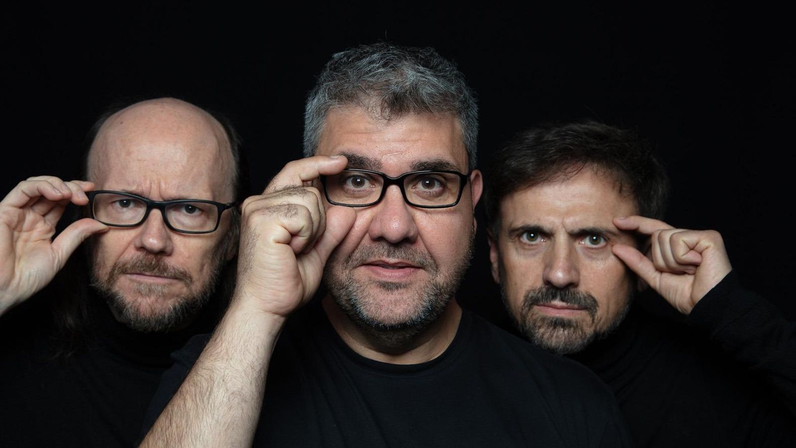 Santiago Segura, Florentino Fernández y José Mota, en una imagen promocional Santiago Segura, Florentino Fernández y José Mota, en una imagen promocional