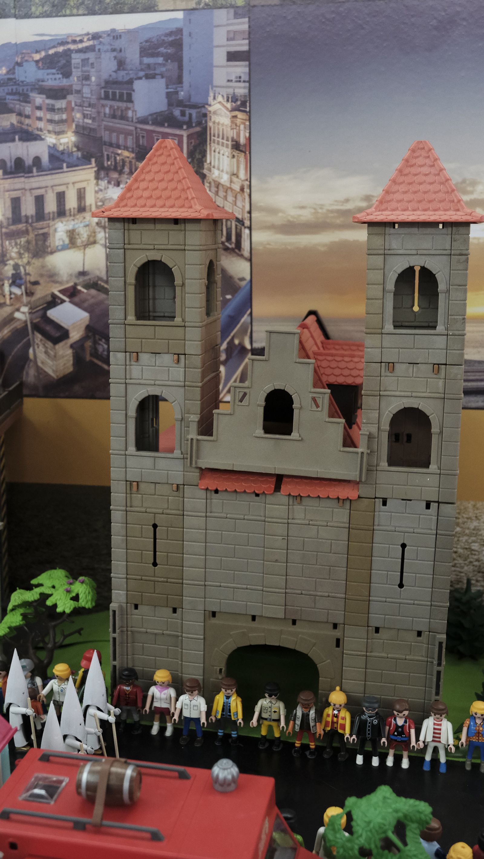 Inauguración de la exposición de playmobil de semana santa de Almería