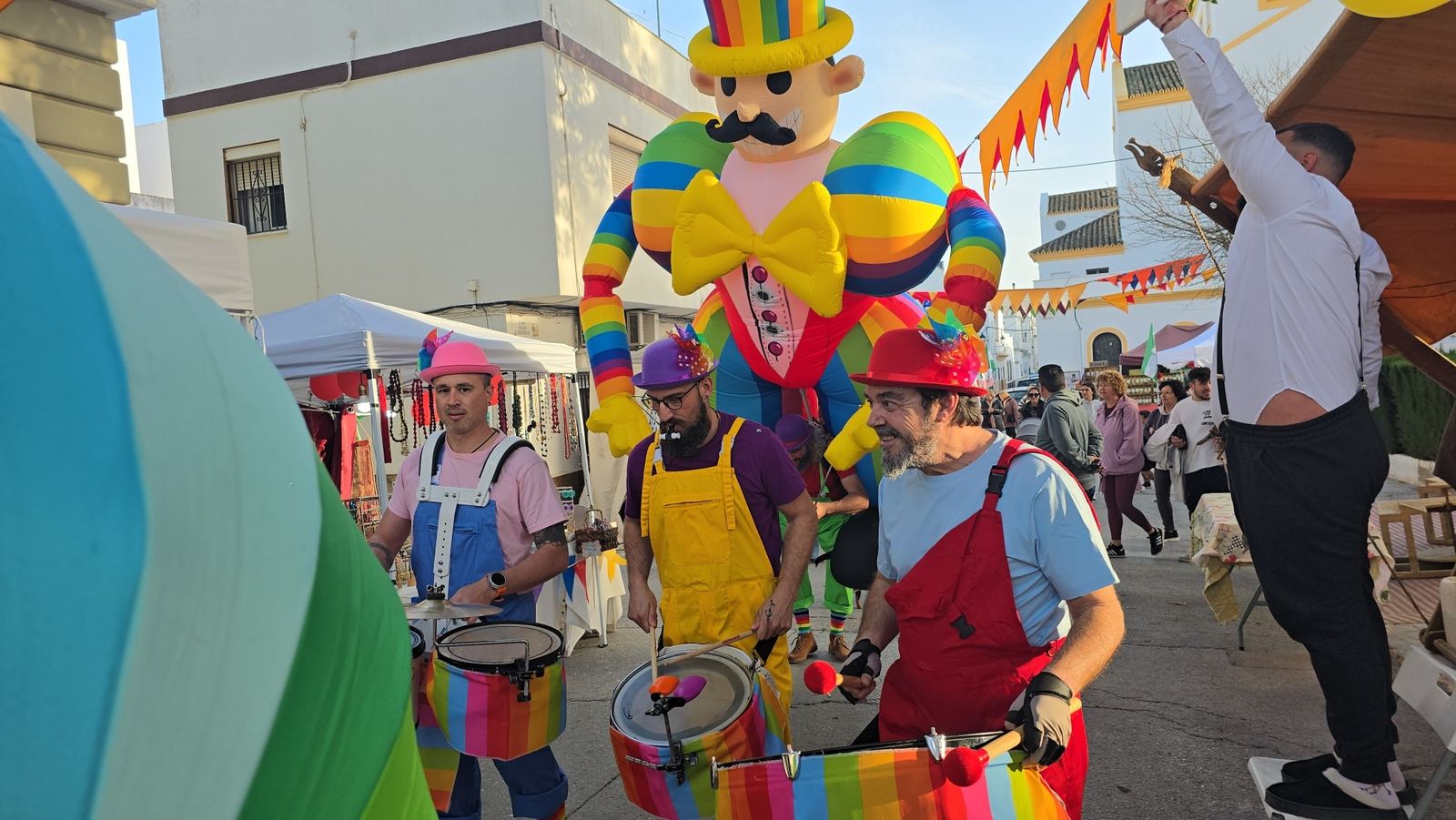 Inauguración del mercado circense carnavalesco de Barbate