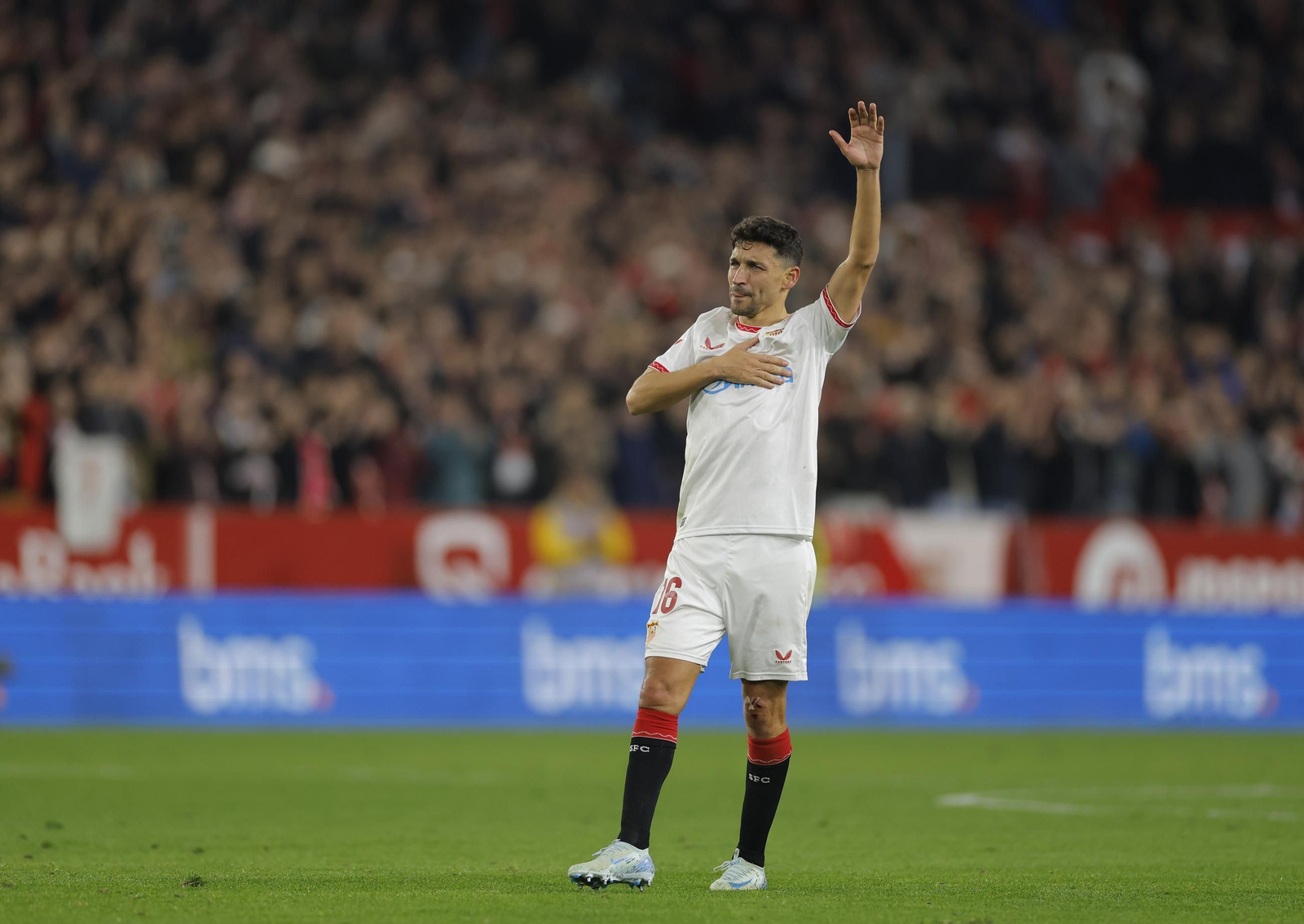 La despedida de Jesús Navas en imágenes