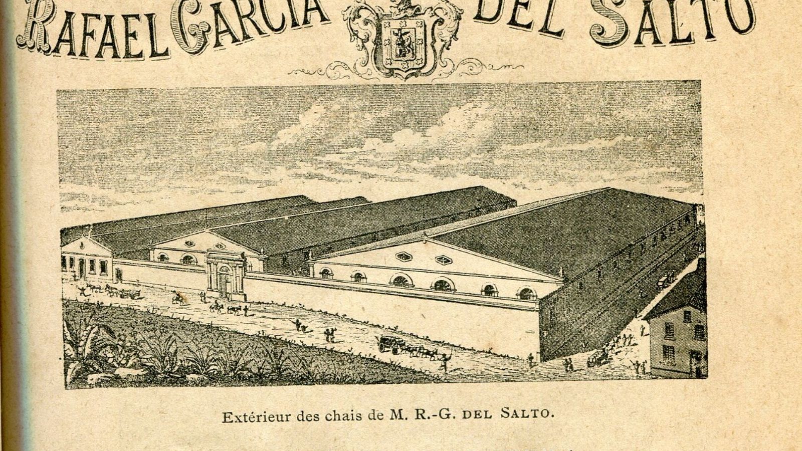 Vista del conjunto bodeguero de plaza   de la Serrana.