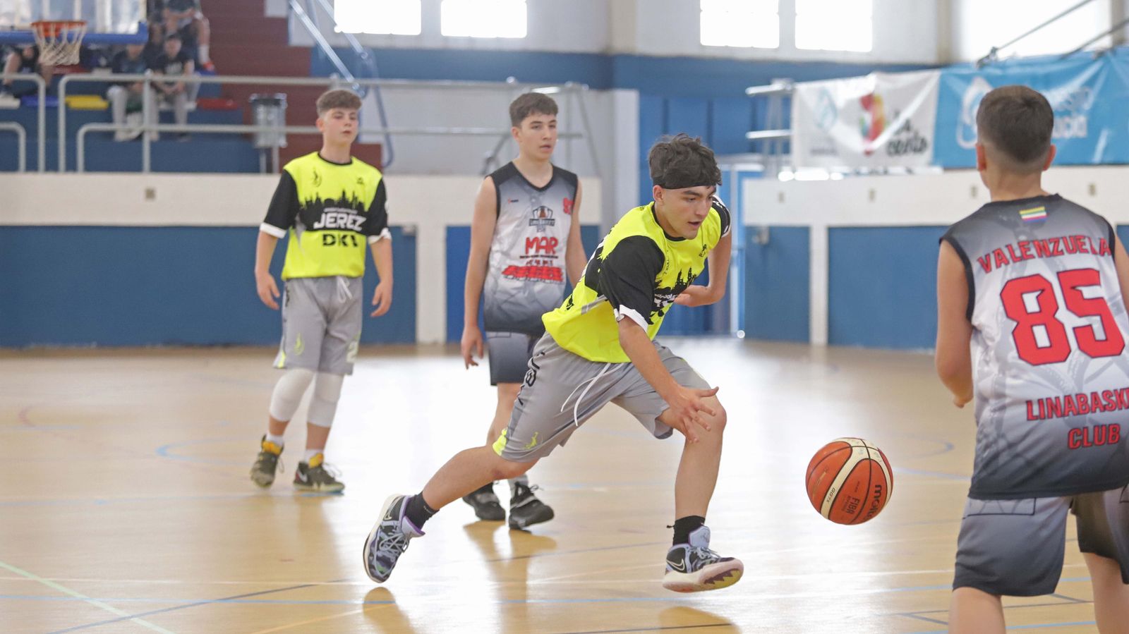 Tercera jornada del campeonato de Andalucía de Baloncesto infantil masculino en La Línea