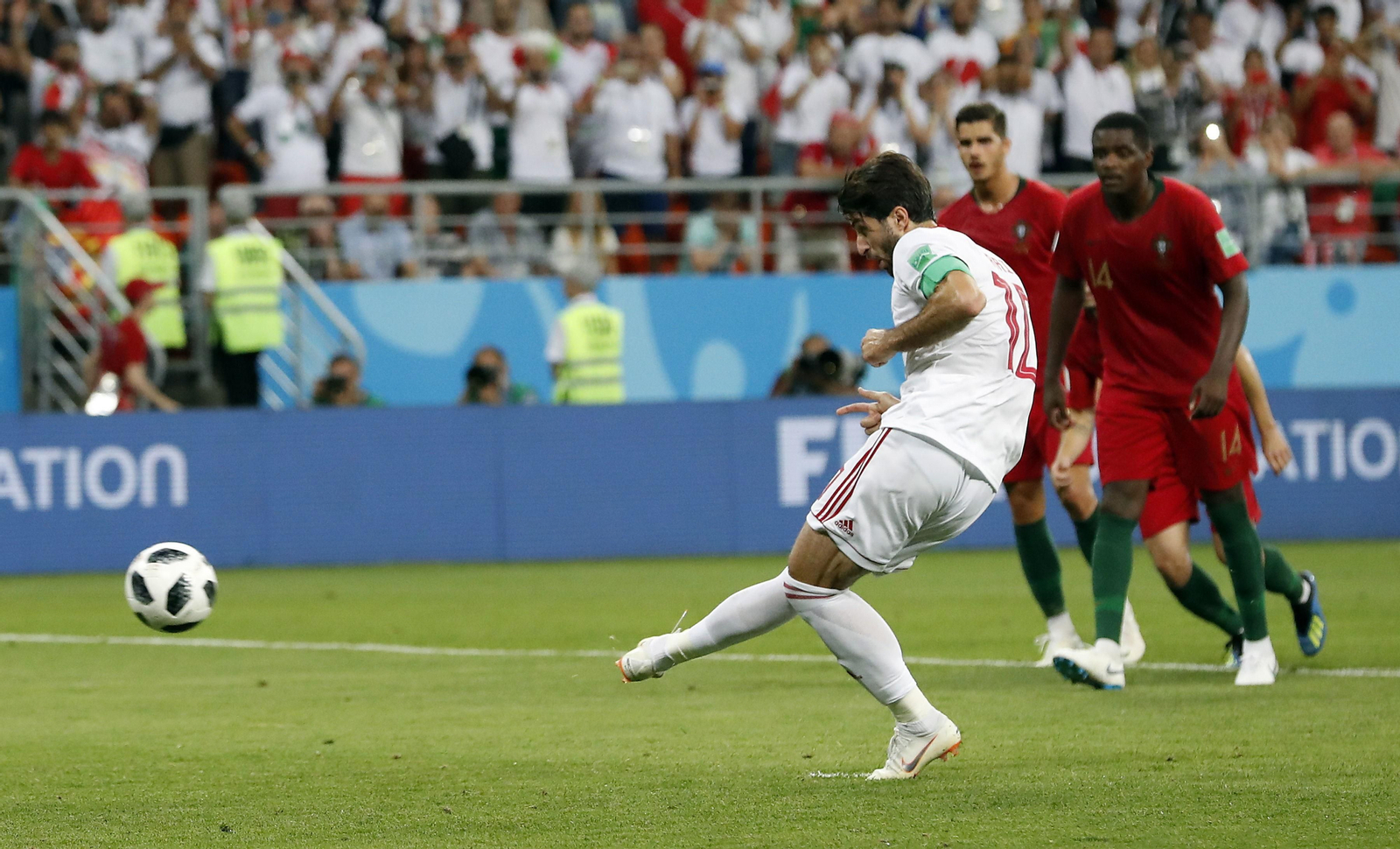 Las imágenes del Irán-Portugal