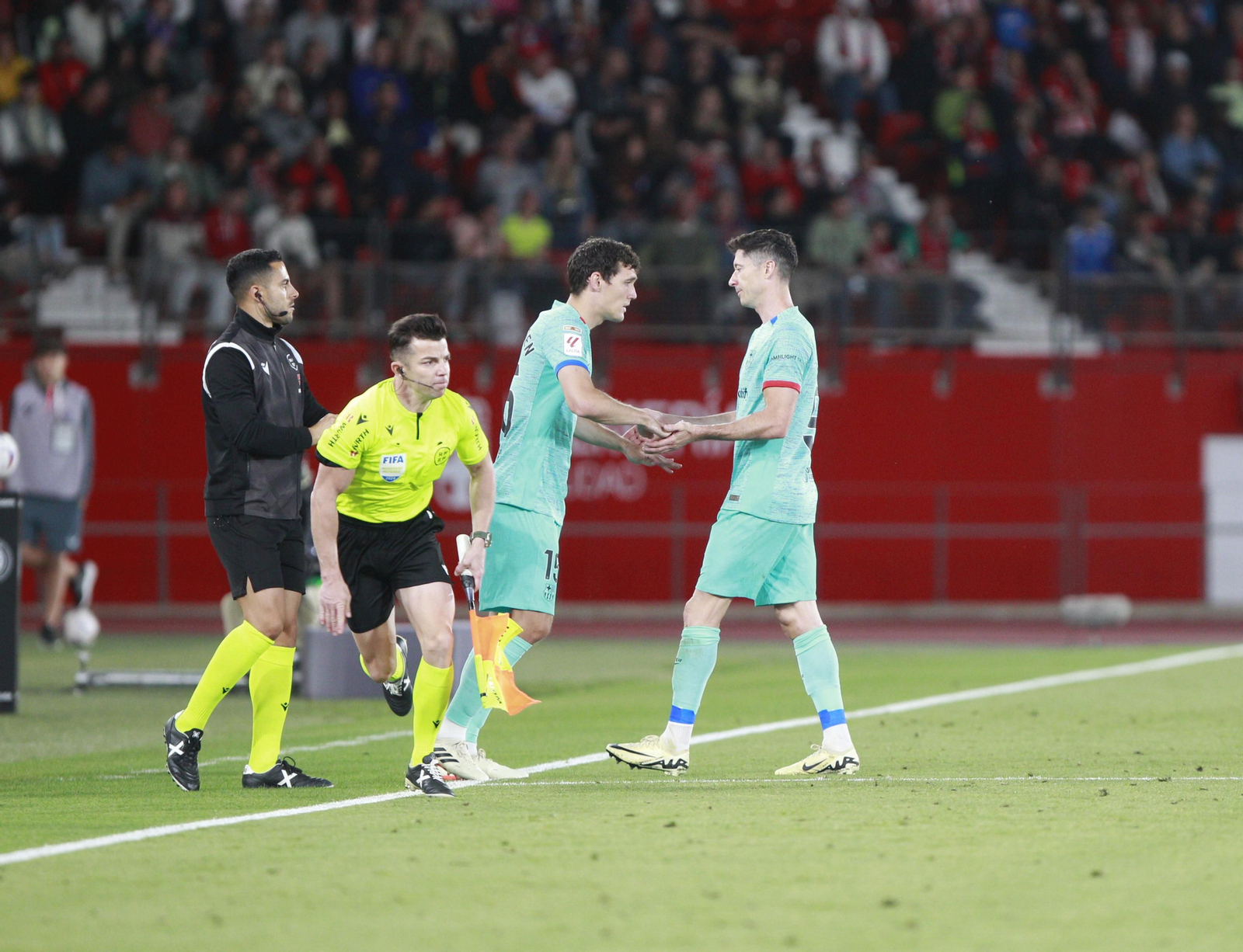 Las mejores imágenes del partido U.D. Almería-F.C. Barcelona