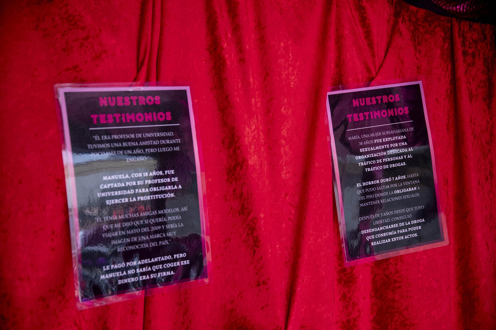 Sensibilización sobre la trata de mujeres en el IES Maestro Padilla de Almería, en imágenes