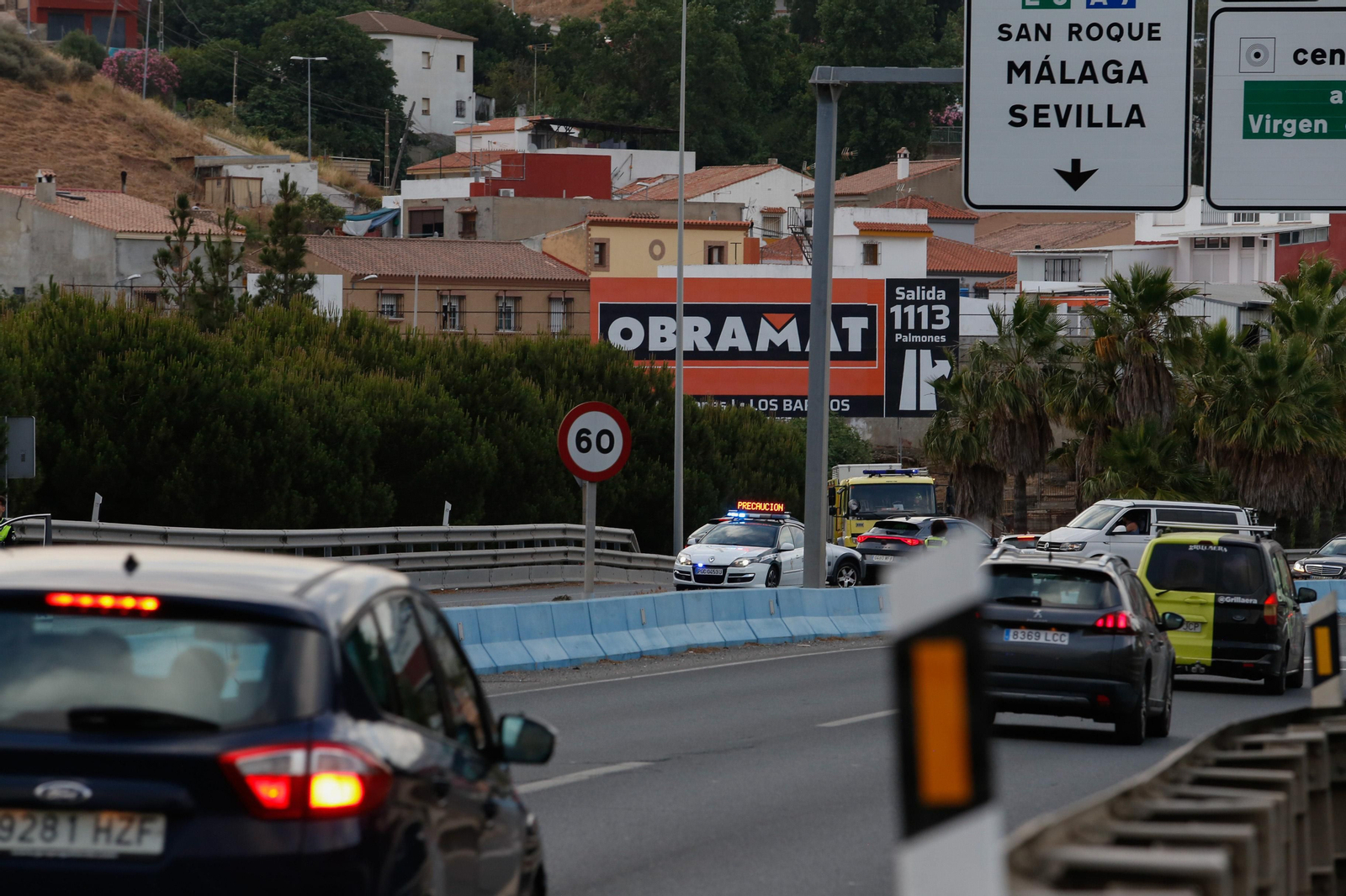 Las fotos del incendio de este viernes en Algeciras
