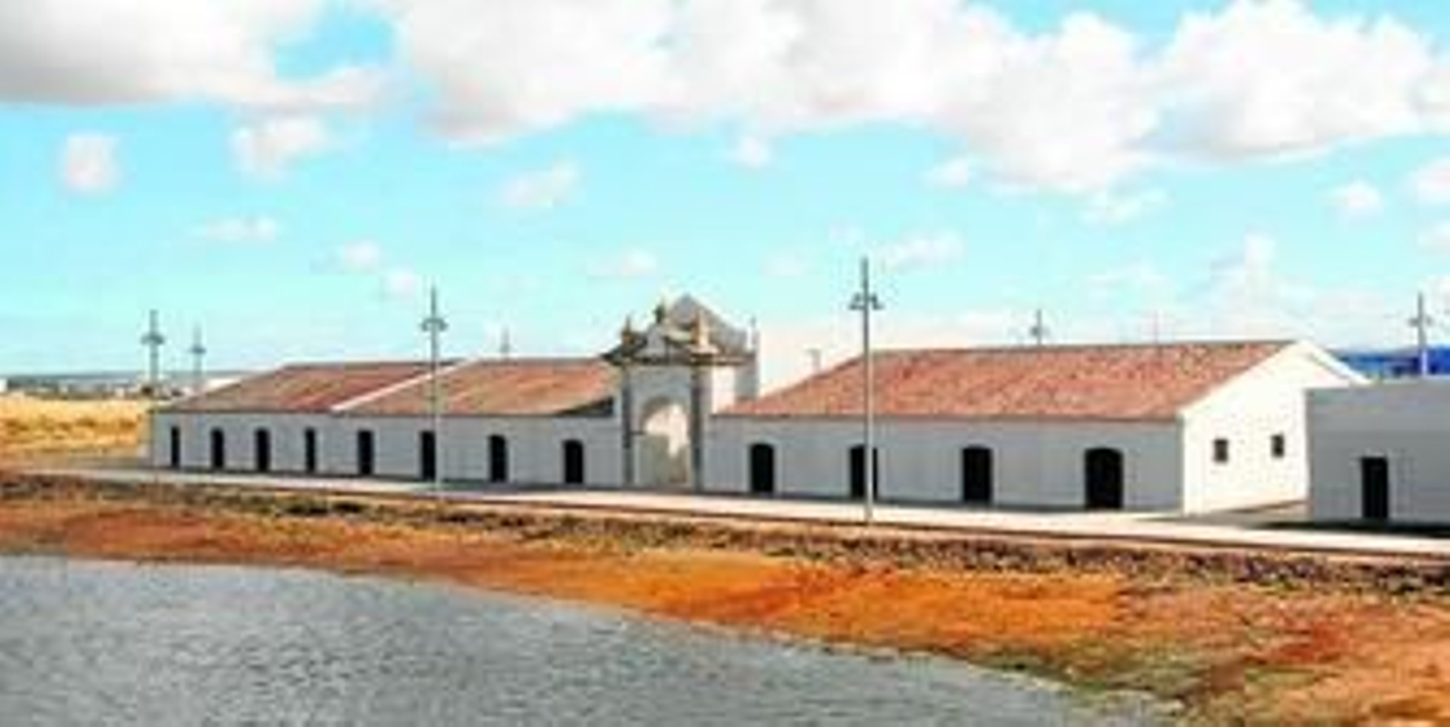 Aspecto que presenta en la actualidad el Real Carenero tras los trabajos de rehabilitación.